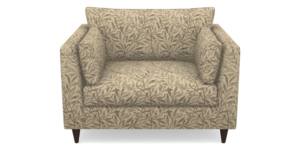 Product photograph of Saltdean Snuggler In V A Drawn From Nature - Willow Bough Large - Natural from Sofas and Stuff Limited