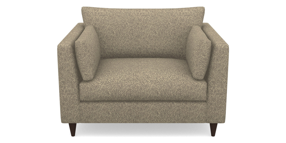Product photograph of Saltdean Snuggler In V A Drawn From Nature Collection - Willow - Grey from Sofas and Stuff Limited