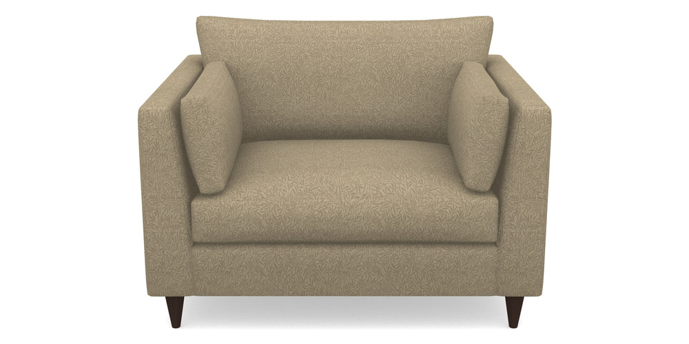 Product photograph of Saltdean Snuggler In V A Drawn From Nature Collection - Willow - Natural from Sofas and Stuff Limited