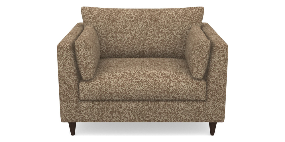 Product photograph of Saltdean Snuggler In V A Drawn From Nature Collection - Willow - Terracotta from Sofas and Stuff Limited