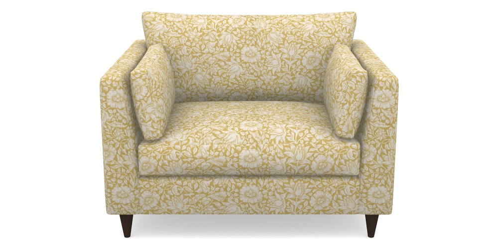 Product photograph of Saltdean Snuggler In William Morris Collection - Mallow - Weld from Sofas and Stuff Limited