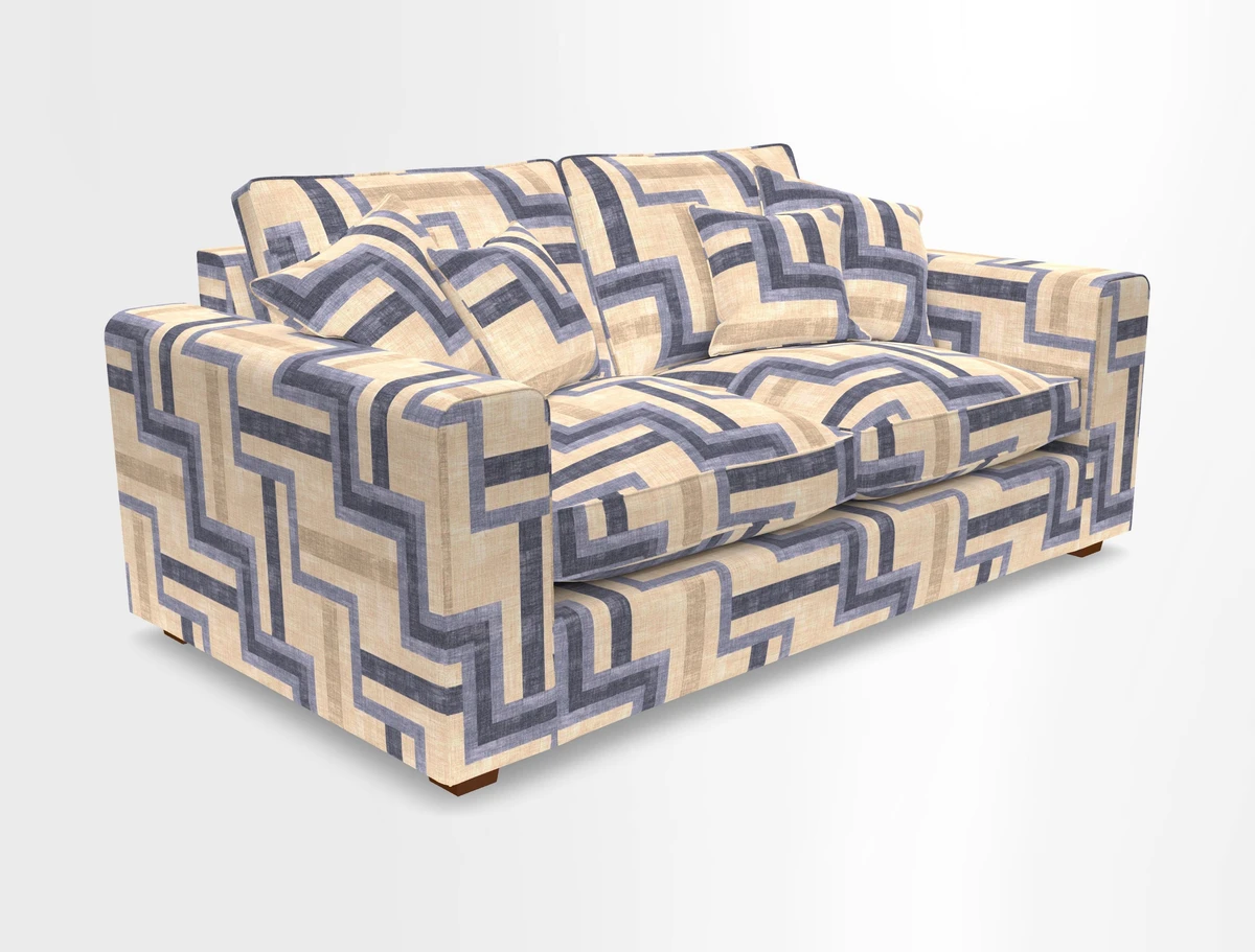 Saxmundham 3 Seater Sofa in Warwick Boucle Andes