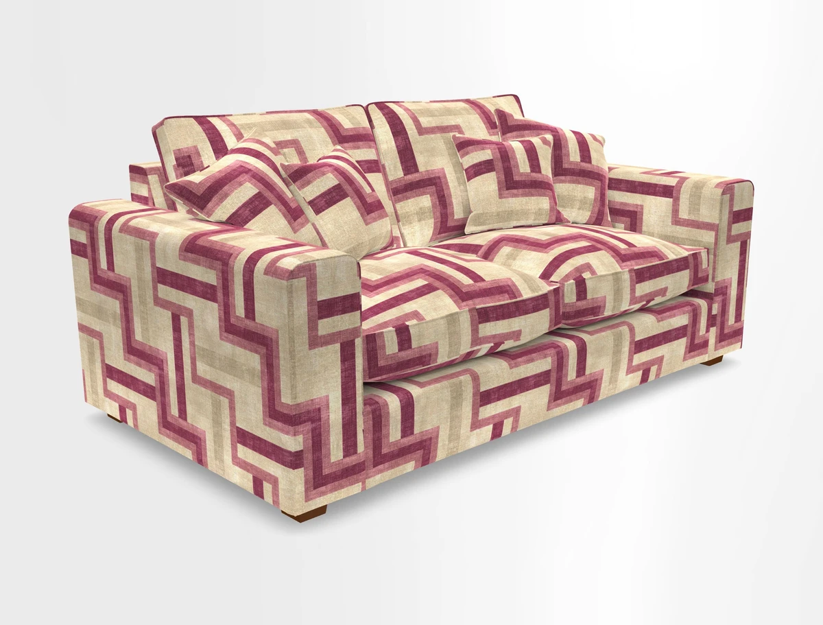 Saxmundham 3 Seater Sofa in Warwick Boucle Andes