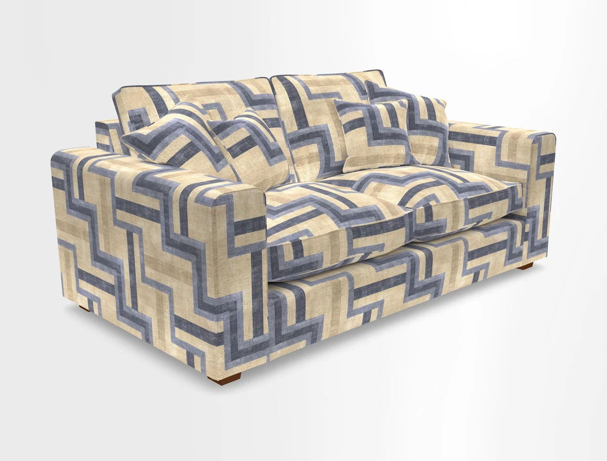 Saxmundham 3 Seater Sofa in Warwick Boucle Andes