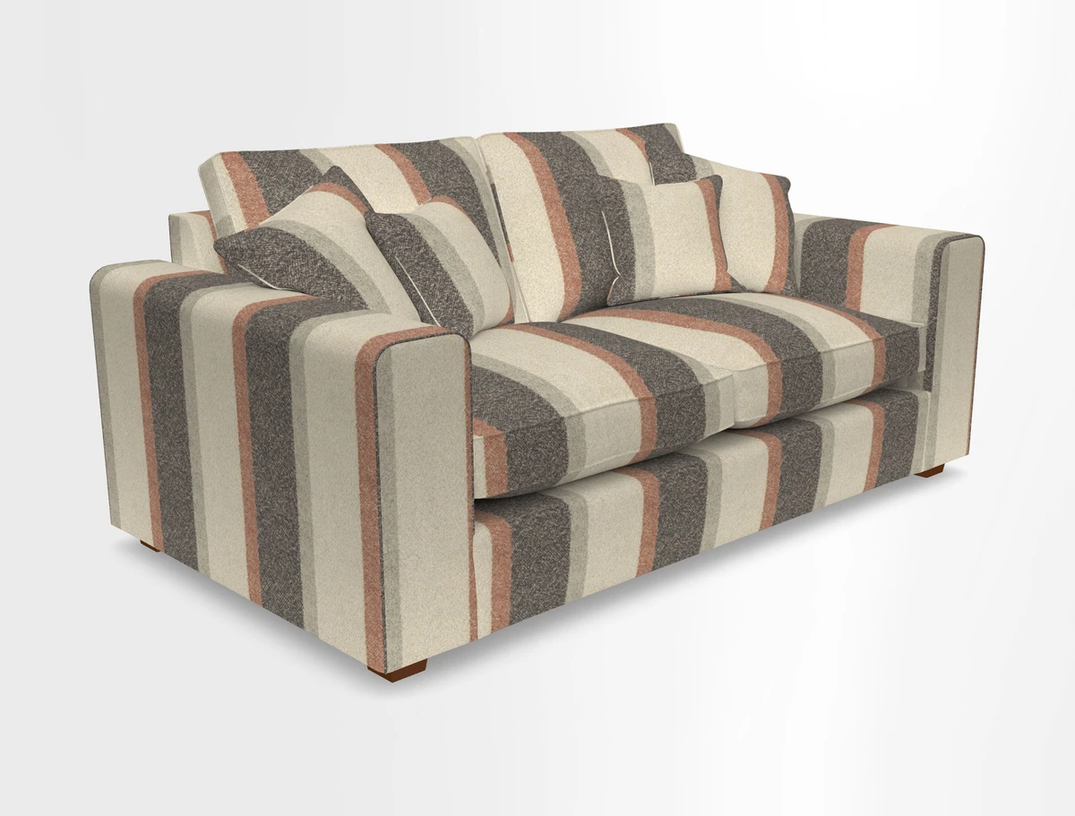 Saxmundham 3 Seater Sofa in Warwick Boucle Andes