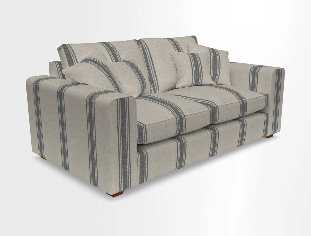 Saxmundham 3 Seater Sofa in Warwick Boucle Andes