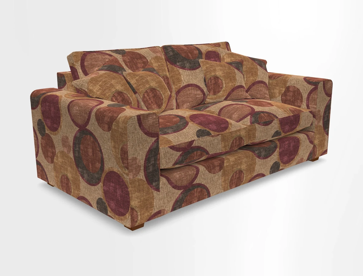 Saxmundham 3 Seater Sofa in Warwick Boucle Andes
