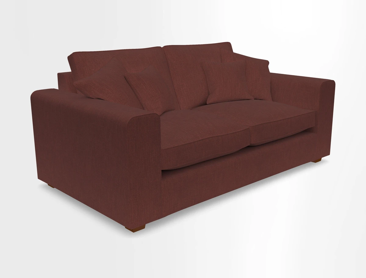 Saxmundham 3 Seater Sofa in Warwick Boucle Andes