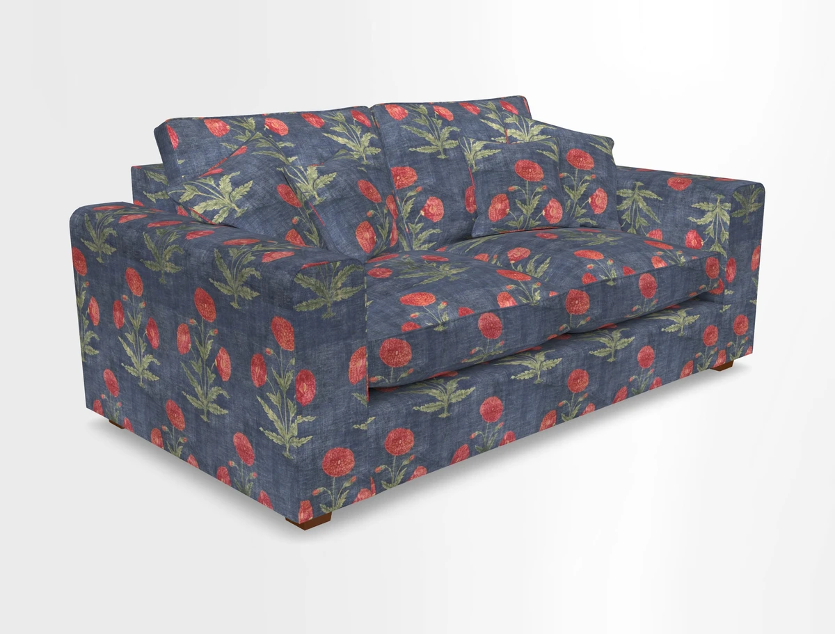 Saxmundham 3 Seater Sofa in Warwick Boucle Andes