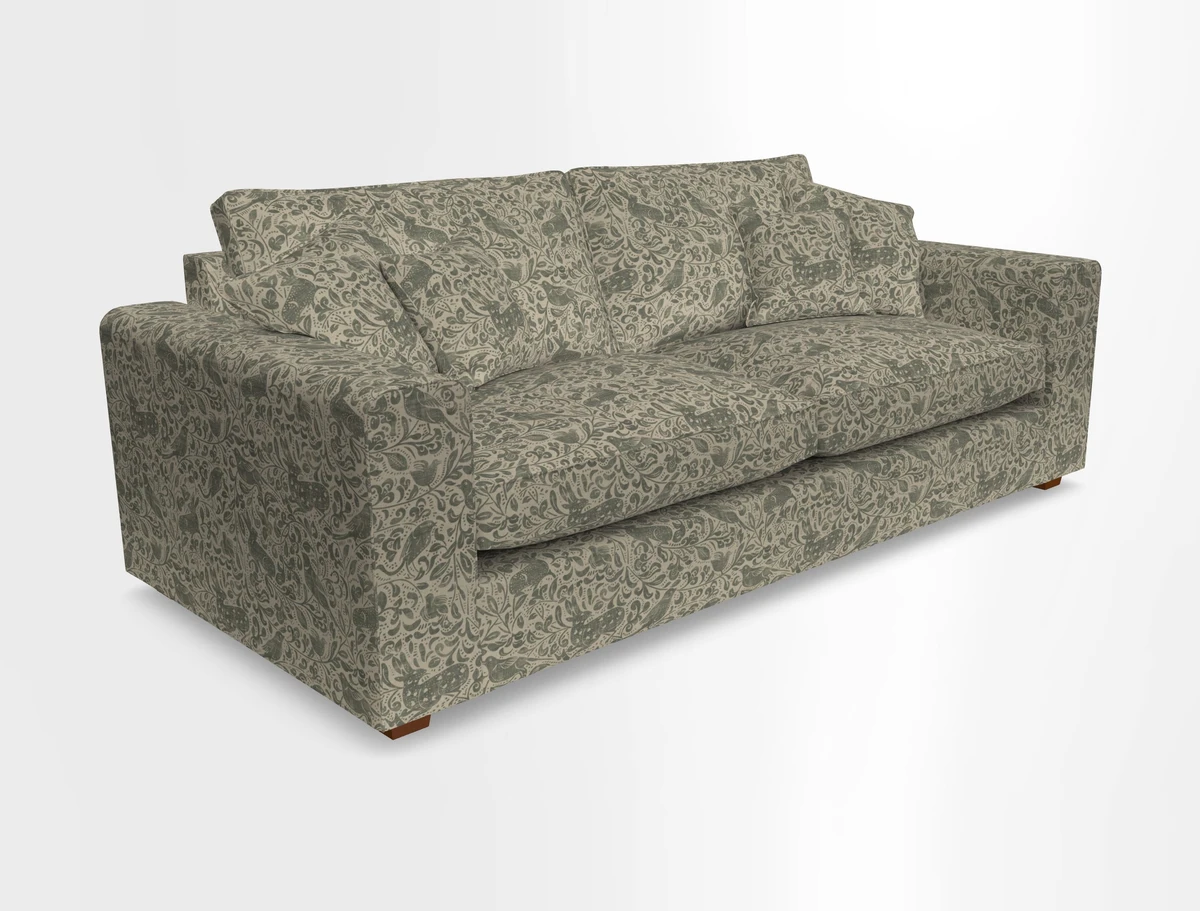Saxmundham 4 Seater Sofa in Warwick Boucle Andes