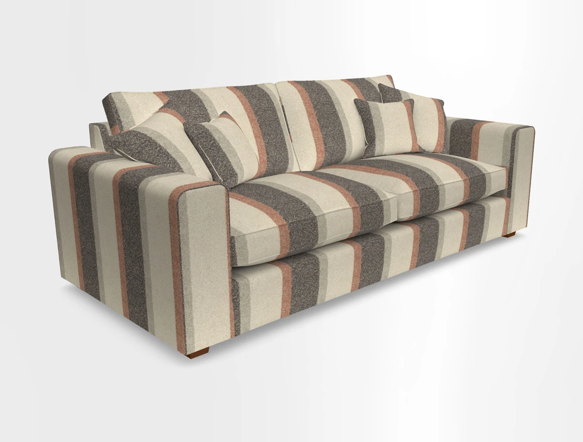 Saxmundham 4 Seater Sofa in Warwick Boucle Andes