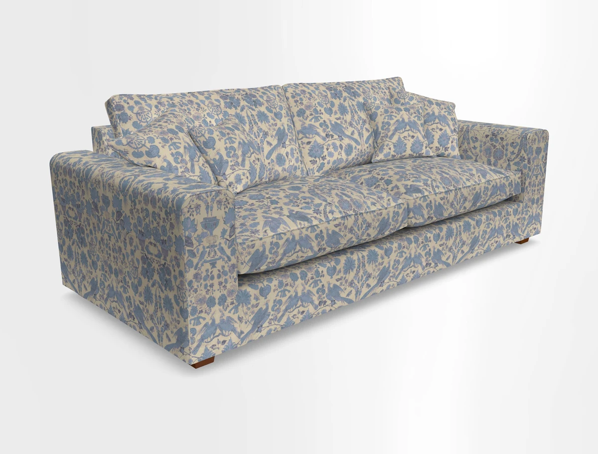 Saxmundham 4 Seater Sofa in Warwick Boucle Andes