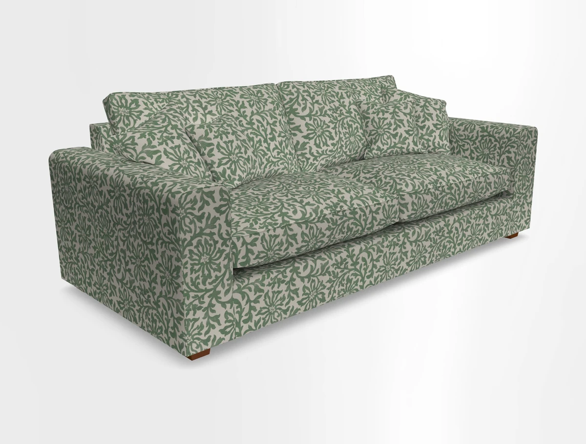 Saxmundham 4 Seater Sofa in Warwick Boucle Andes