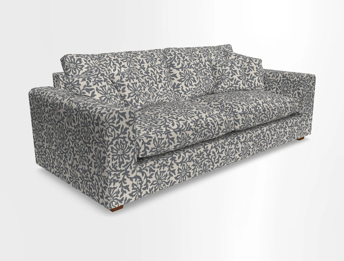 Saxmundham 4 Seater Sofa in Warwick Boucle Andes