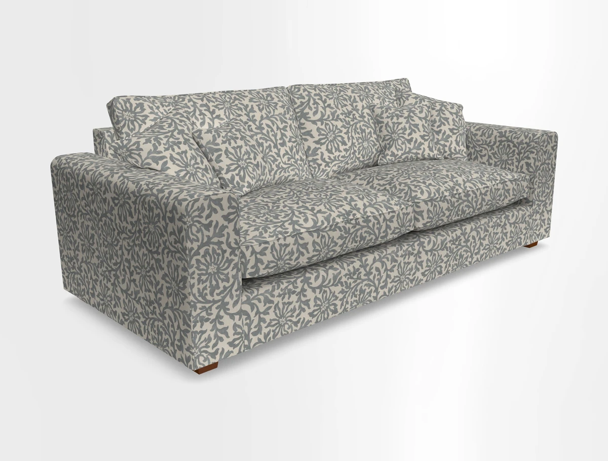 Saxmundham 4 Seater Sofa in Warwick Boucle Andes