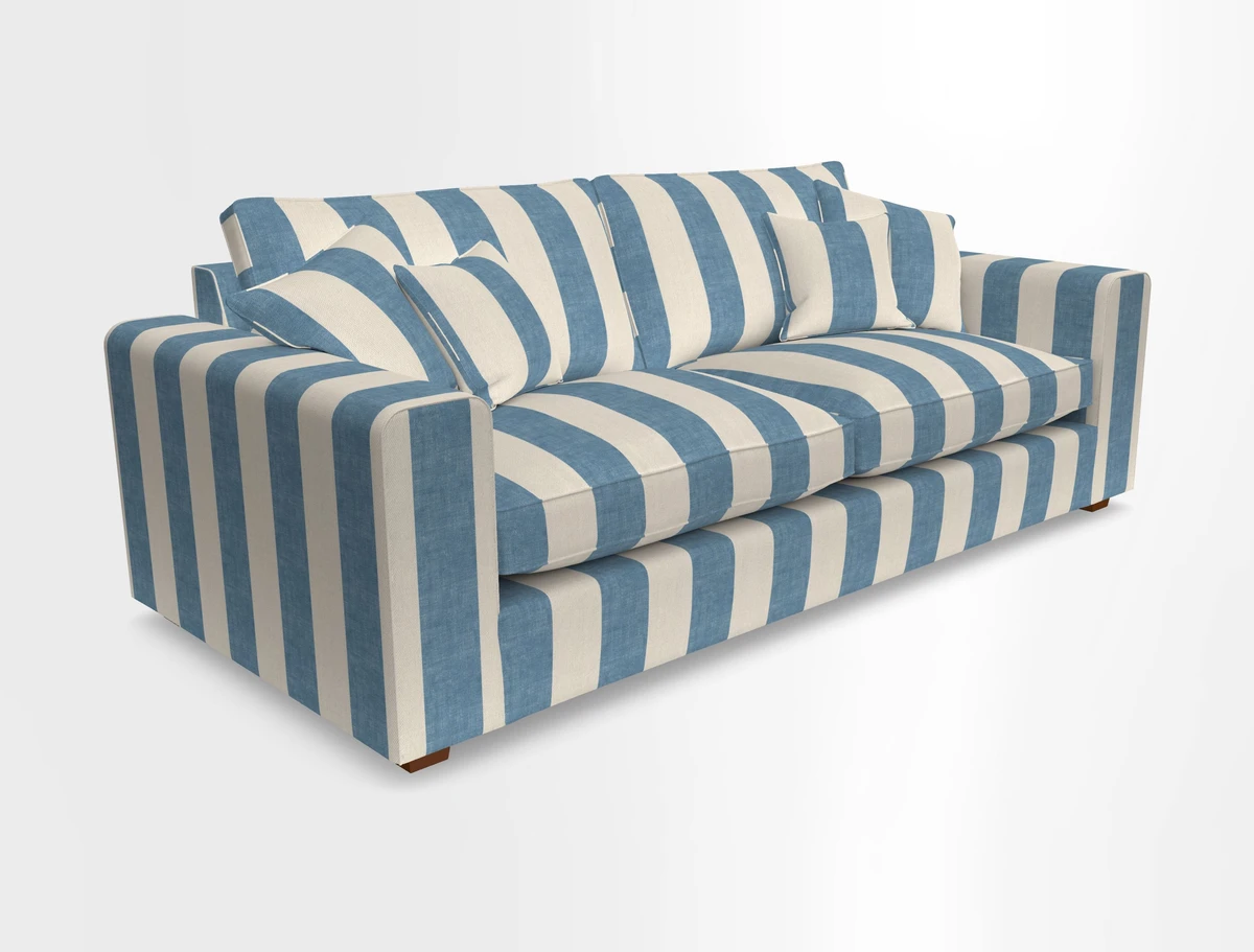 Saxmundham 4 Seater Sofa in Warwick Boucle Andes