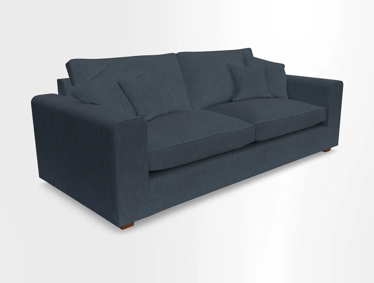 Saxmundham 4 Seater Sofa in Warwick Boucle Andes