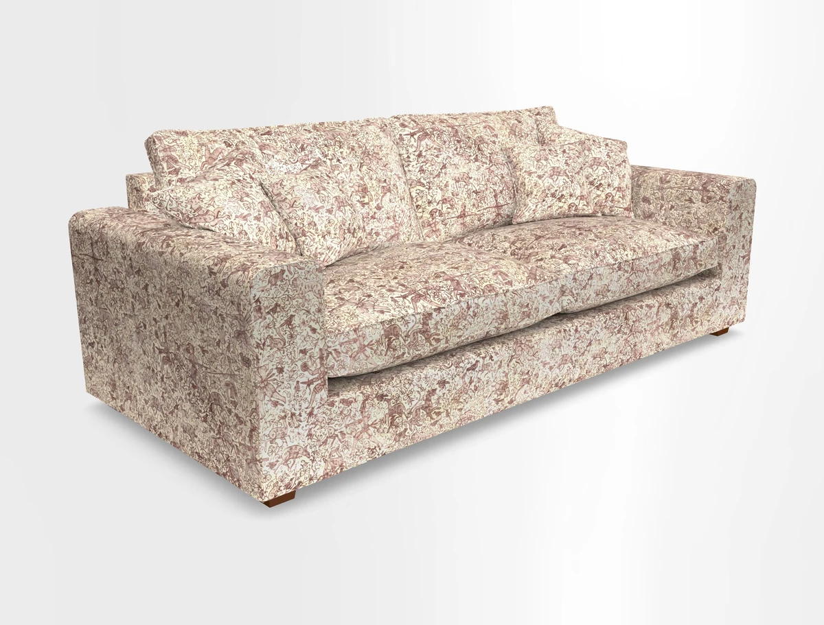 Saxmundham 4 Seater Sofa in Warwick Boucle Andes