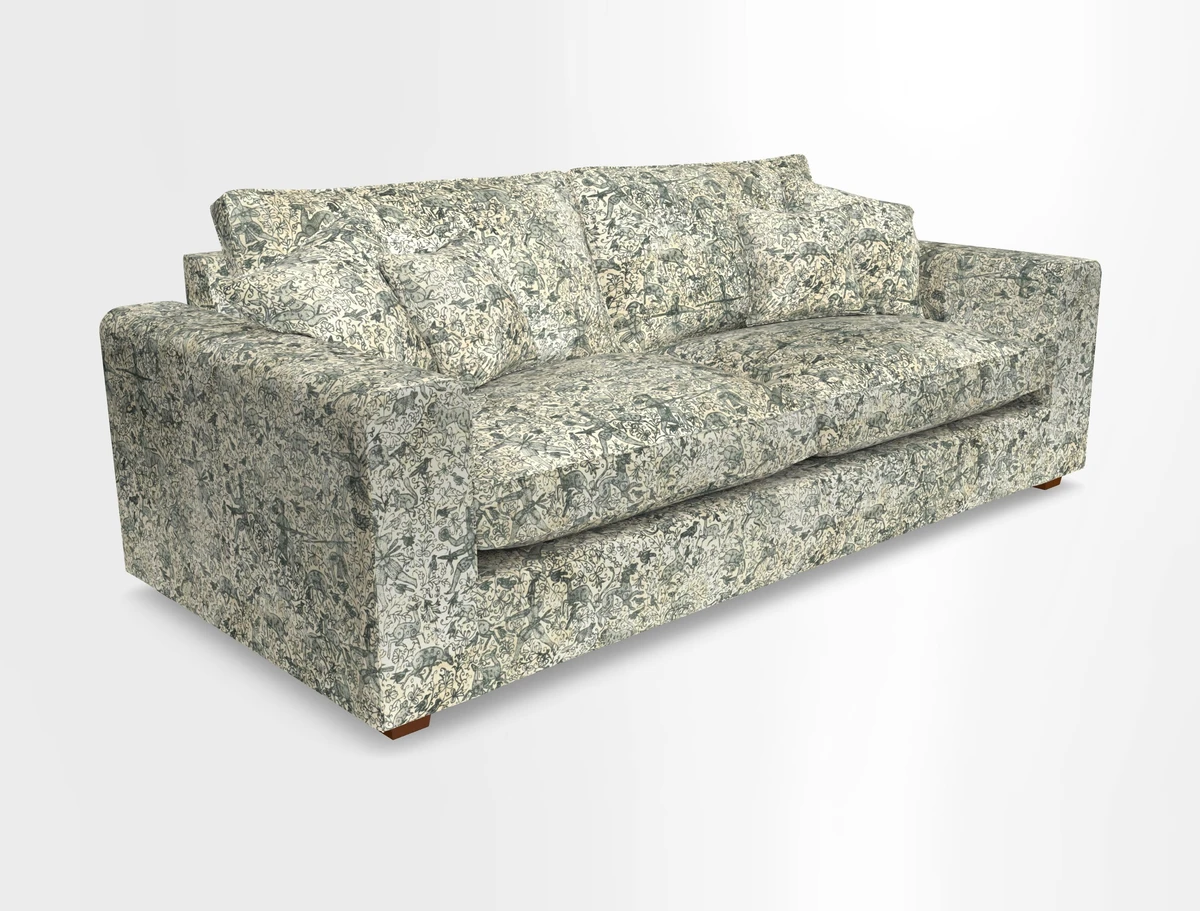 Saxmundham 4 Seater Sofa in Warwick Boucle Andes