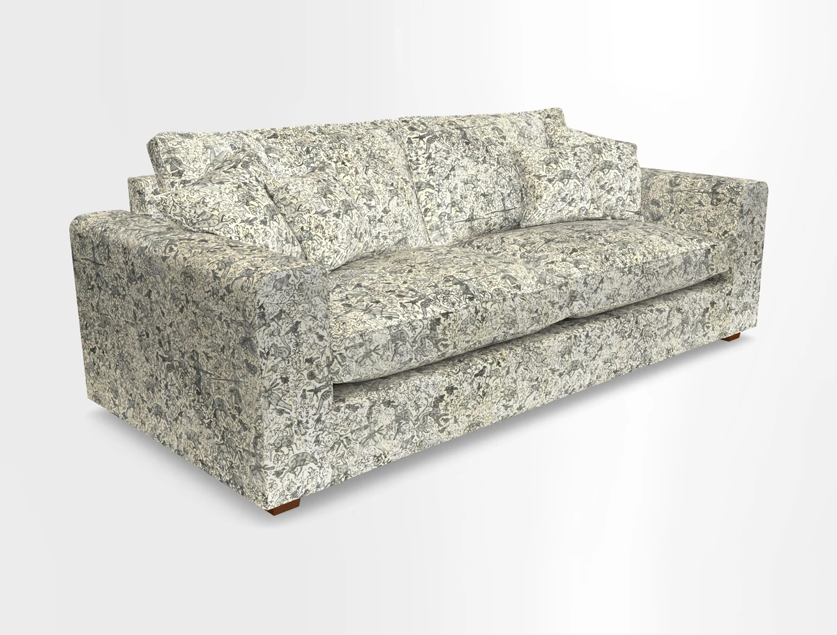 Saxmundham 4 Seater Sofa in Warwick Boucle Andes