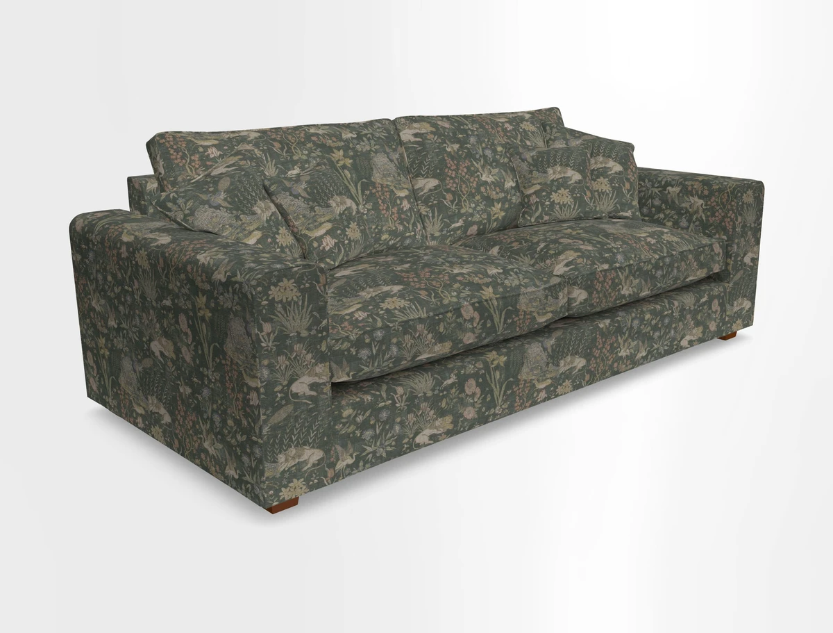 Saxmundham 4 Seater Sofa in Warwick Boucle Andes