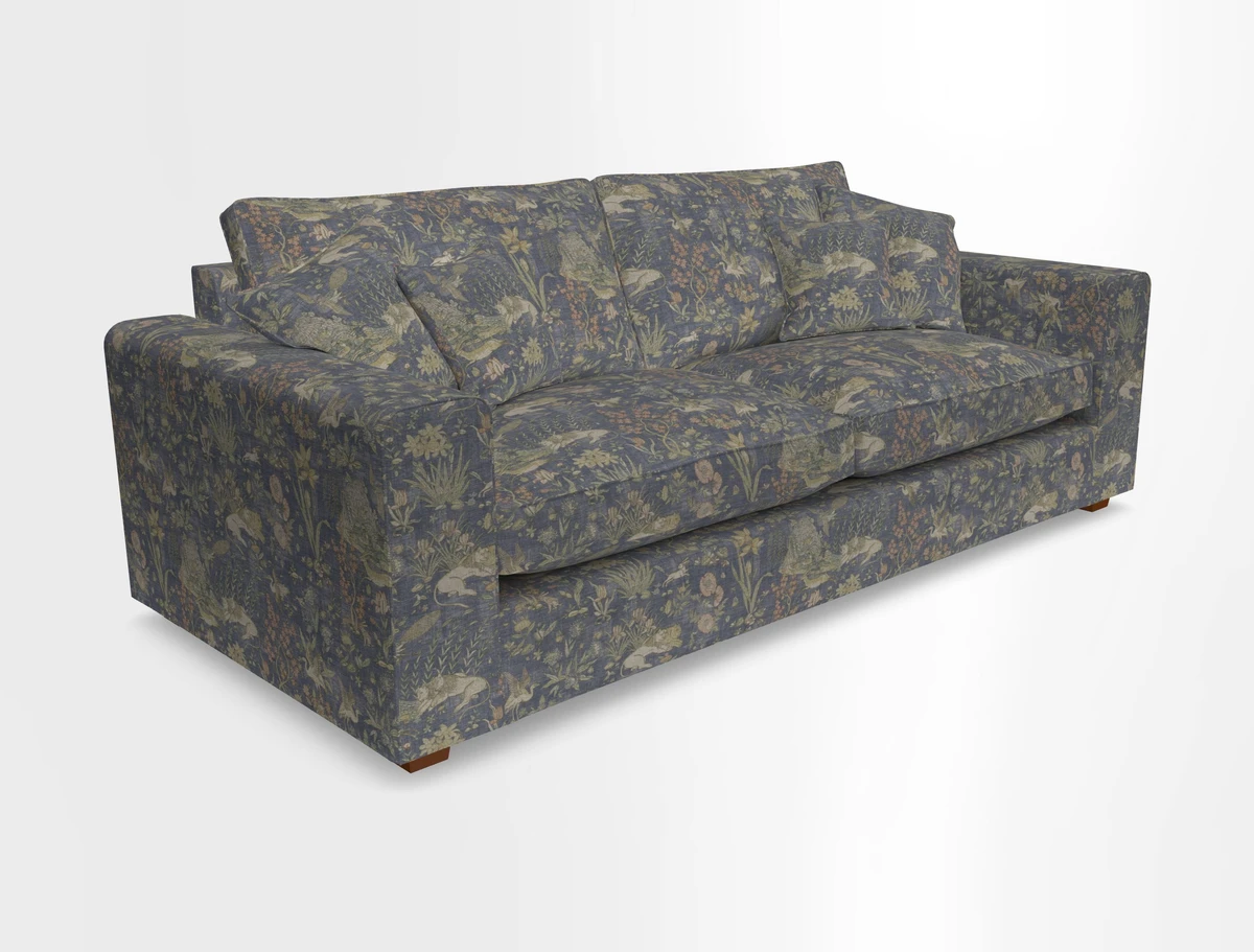 Saxmundham 4 Seater Sofa in Warwick Boucle Andes