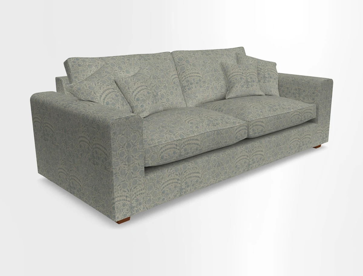 Saxmundham 4 Seater Sofa in Warwick Boucle Andes