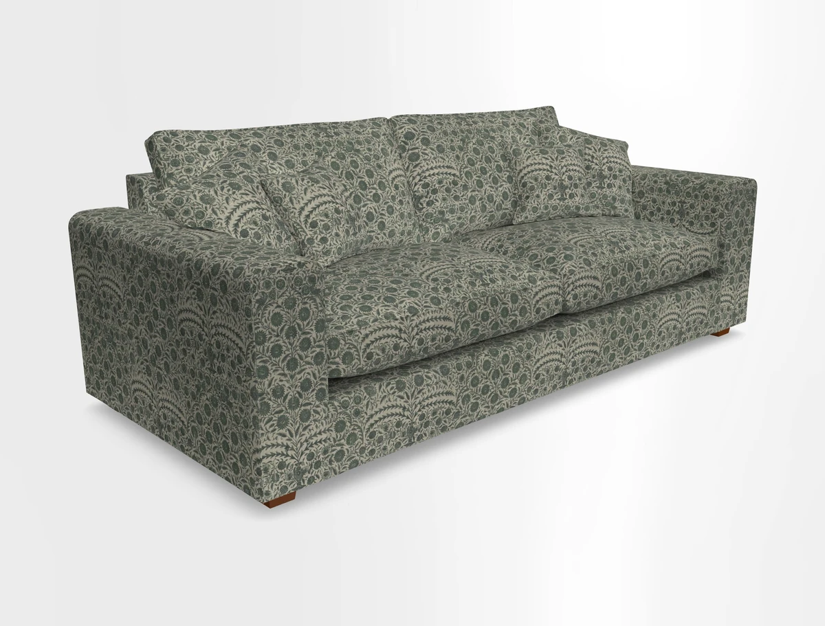 Saxmundham 4 Seater Sofa in Warwick Boucle Andes
