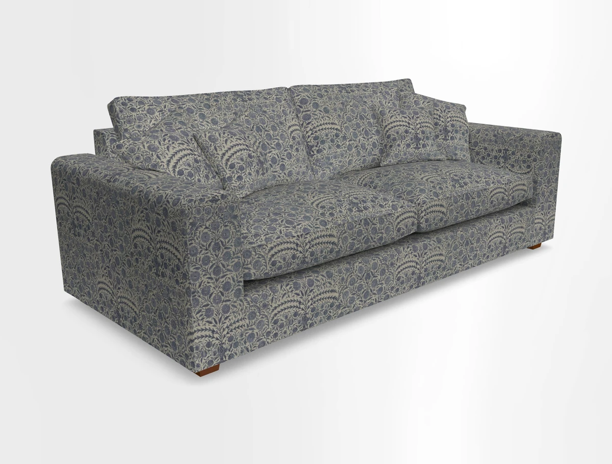 Saxmundham 4 Seater Sofa in Warwick Boucle Andes
