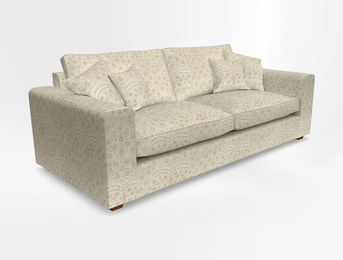 Saxmundham 4 Seater Sofa in Warwick Boucle Andes