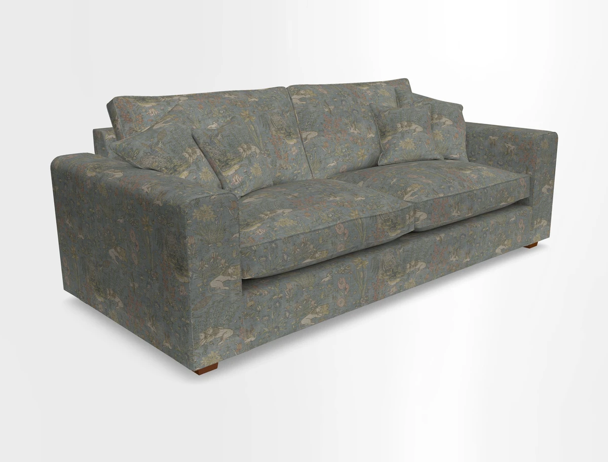 Saxmundham 4 Seater Sofa in Warwick Boucle Andes