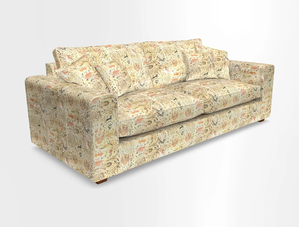 Saxmundham 4 Seater Sofa in Warwick Boucle Andes