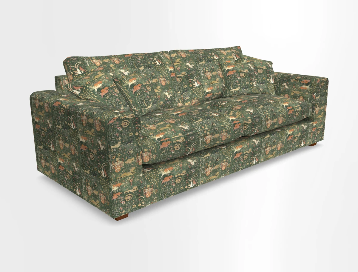 Saxmundham 4 Seater Sofa in Warwick Boucle Andes