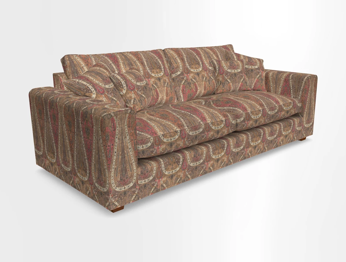 Saxmundham 4 Seater Sofa in Warwick Boucle Andes
