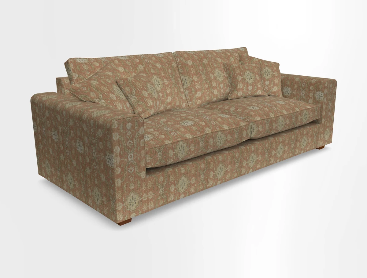Saxmundham 4 Seater Sofa in Warwick Boucle Andes
