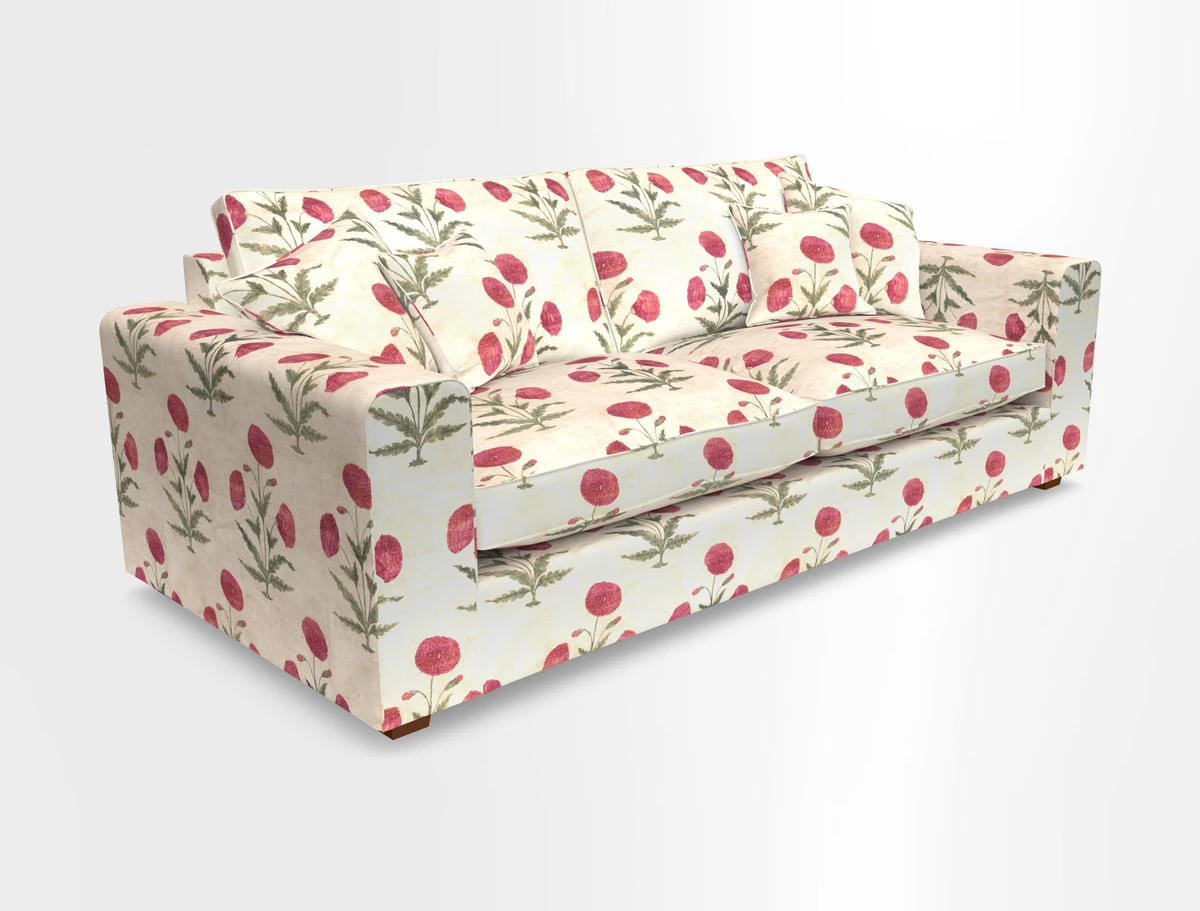 Saxmundham 4 Seater Sofa in Warwick Boucle Andes
