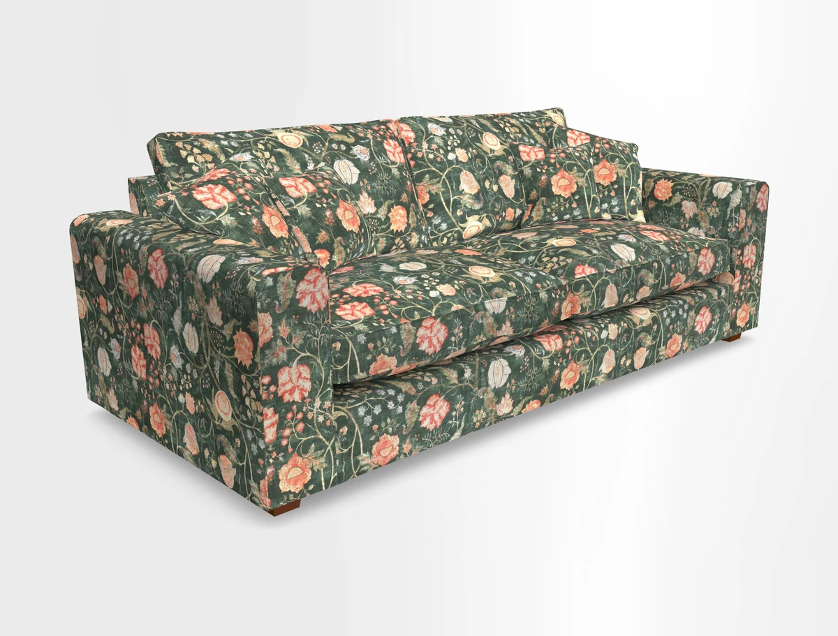 Saxmundham 4 Seater Sofa in Warwick Boucle Andes