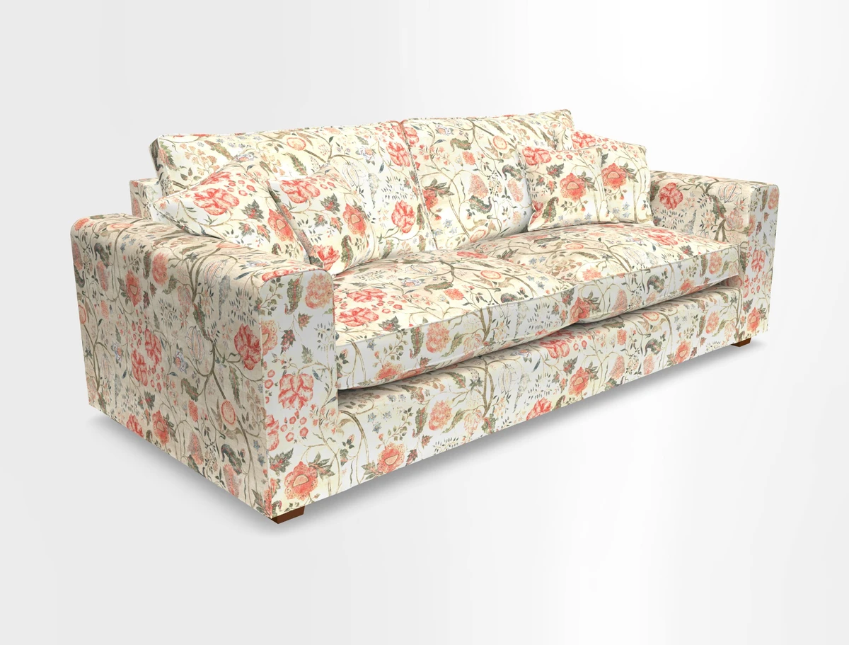 Saxmundham 4 Seater Sofa in Warwick Boucle Andes