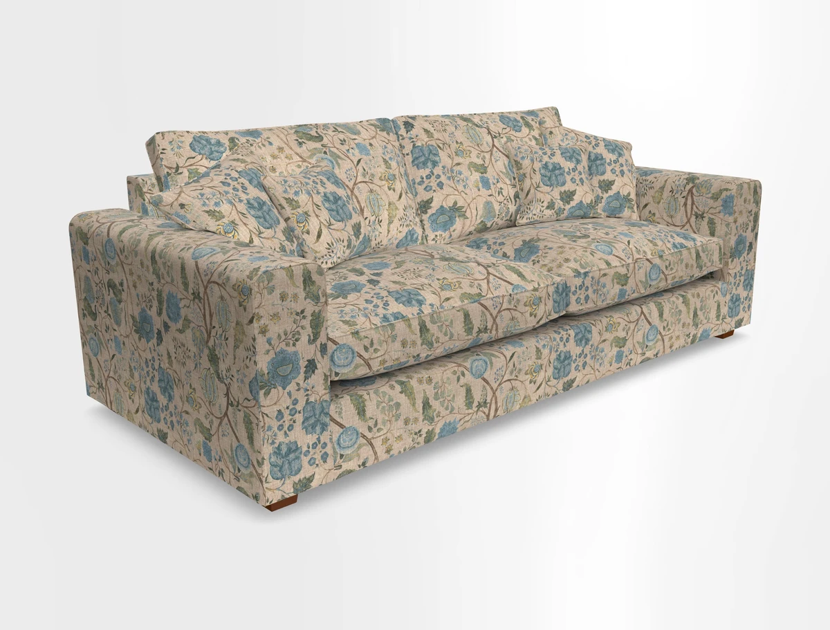 Saxmundham 4 Seater Sofa in Warwick Boucle Andes