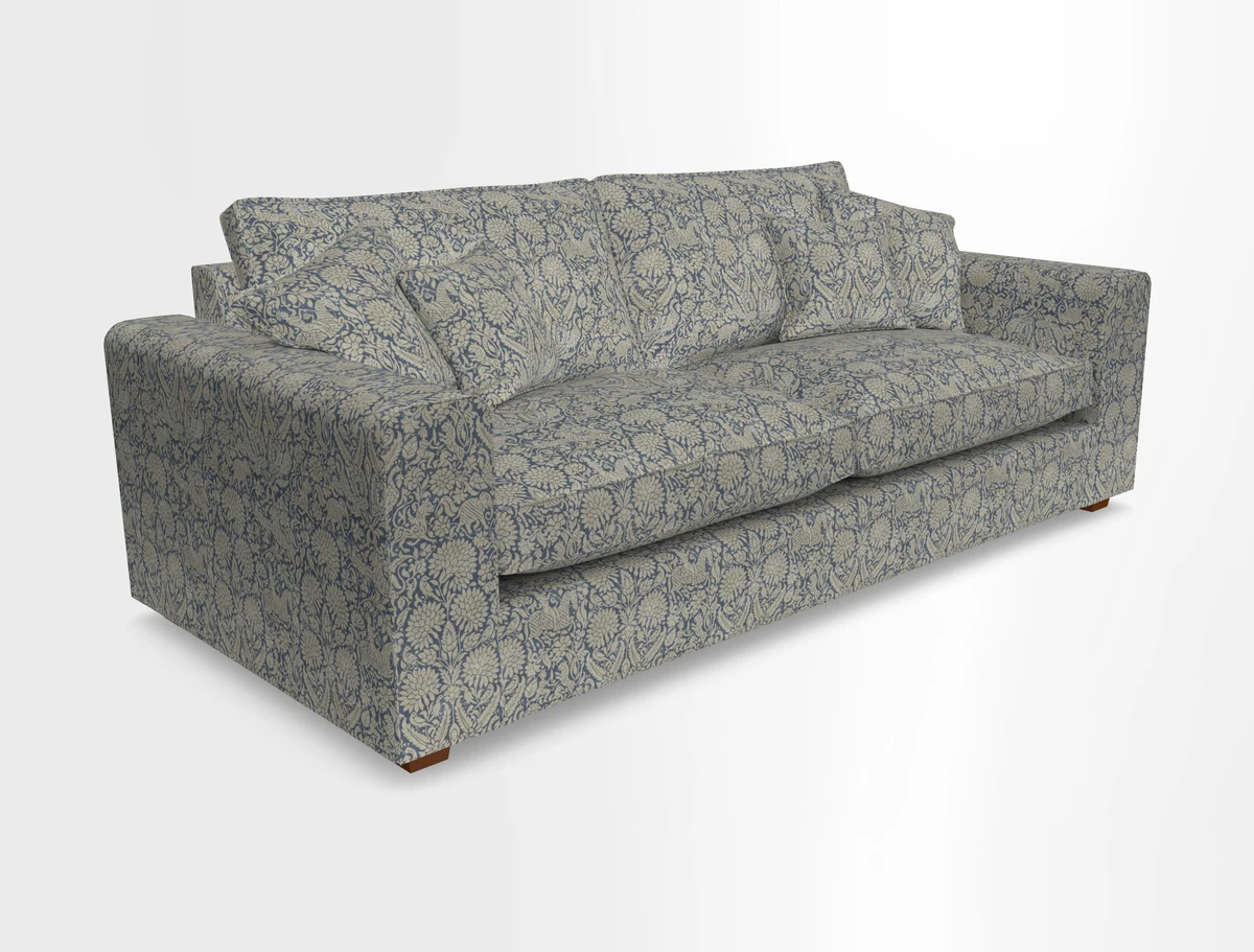 Saxmundham 4 Seater Sofa in Warwick Boucle Andes