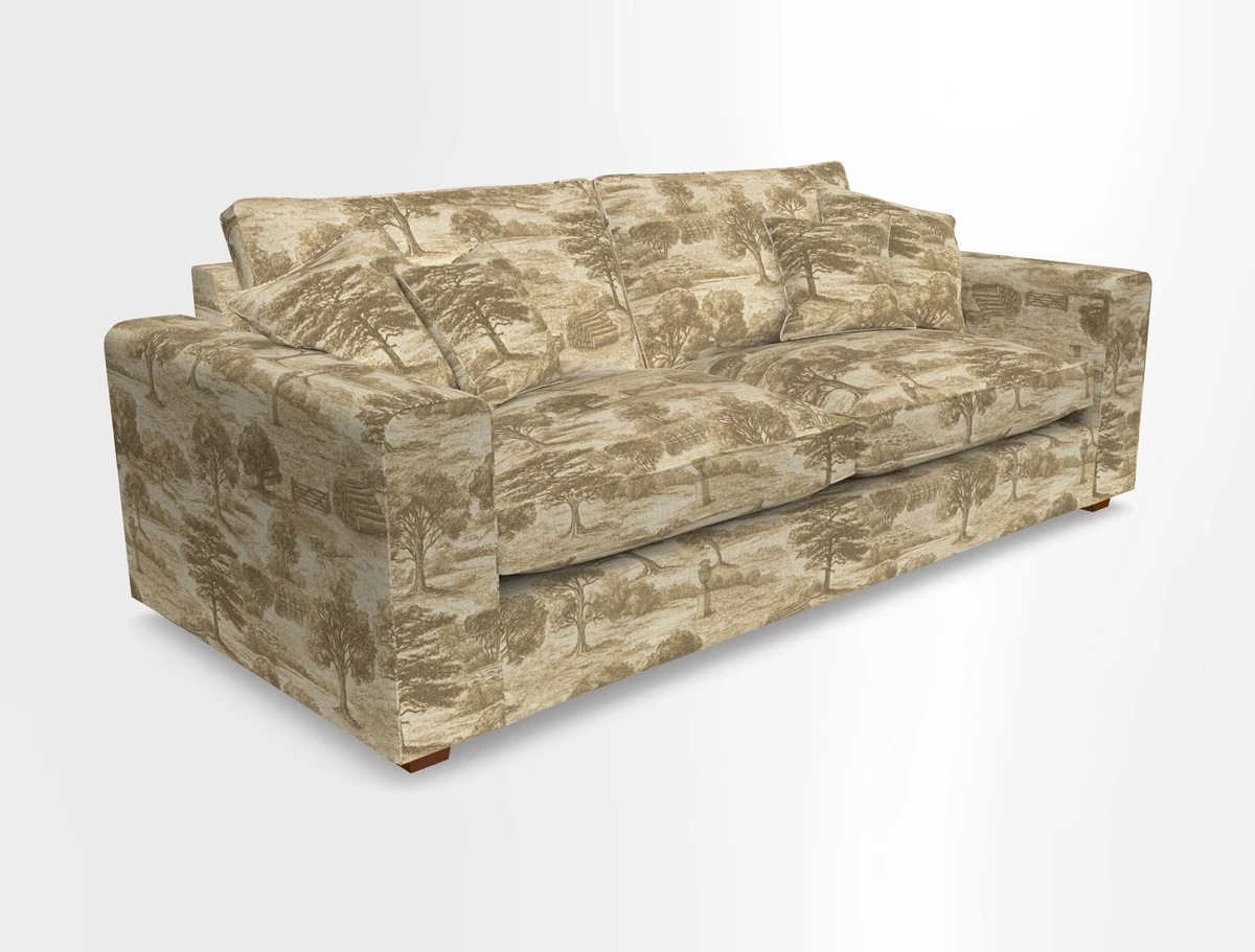 Saxmundham 4 Seater Sofa in Warwick Boucle Andes