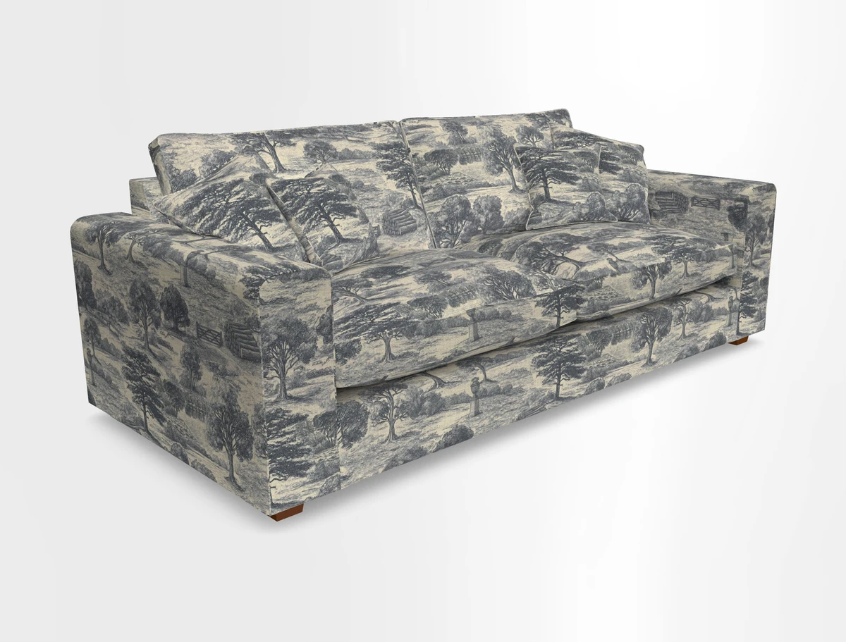 Saxmundham 4 Seater Sofa in Warwick Boucle Andes
