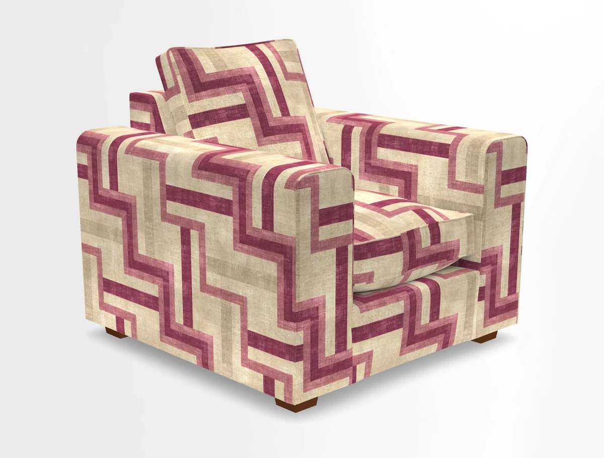 Saxmundham Chair in Two Tone Plain Biscuit