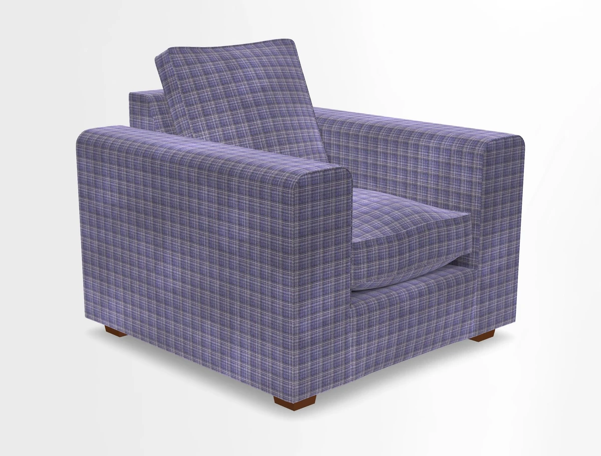 Saxmundham Chair in Two Tone Plain Biscuit