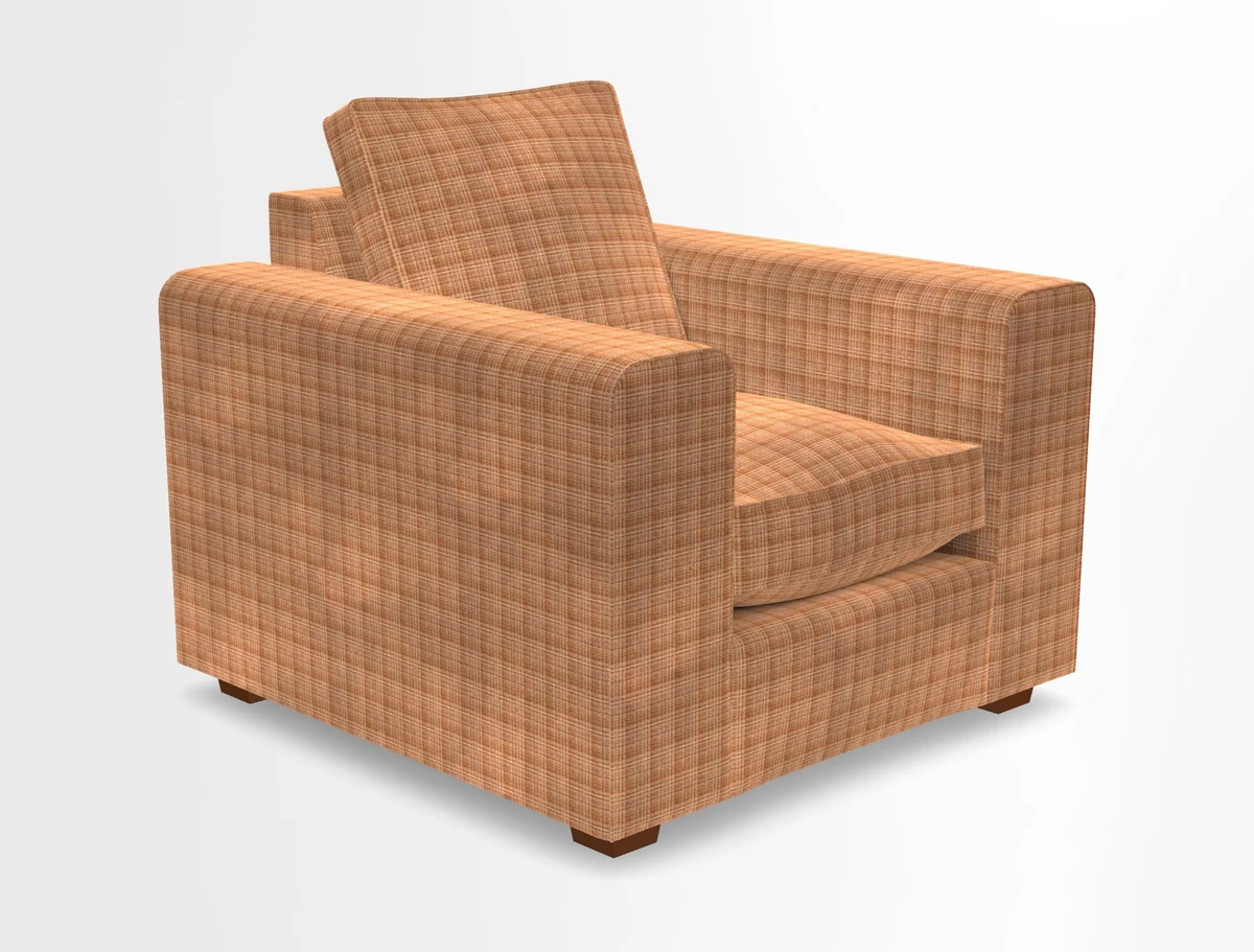Saxmundham Chair in Two Tone Plain Biscuit