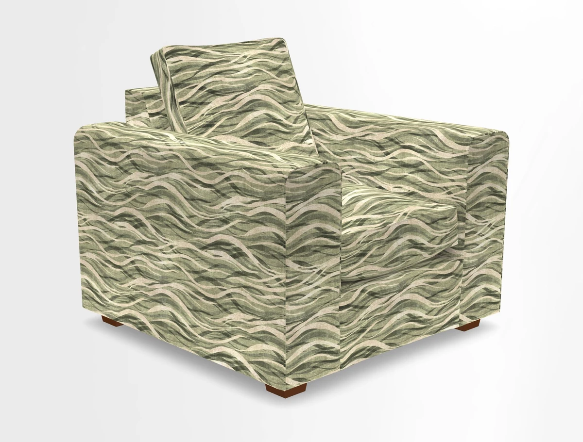 Saxmundham Chair in Two Tone Plain Biscuit