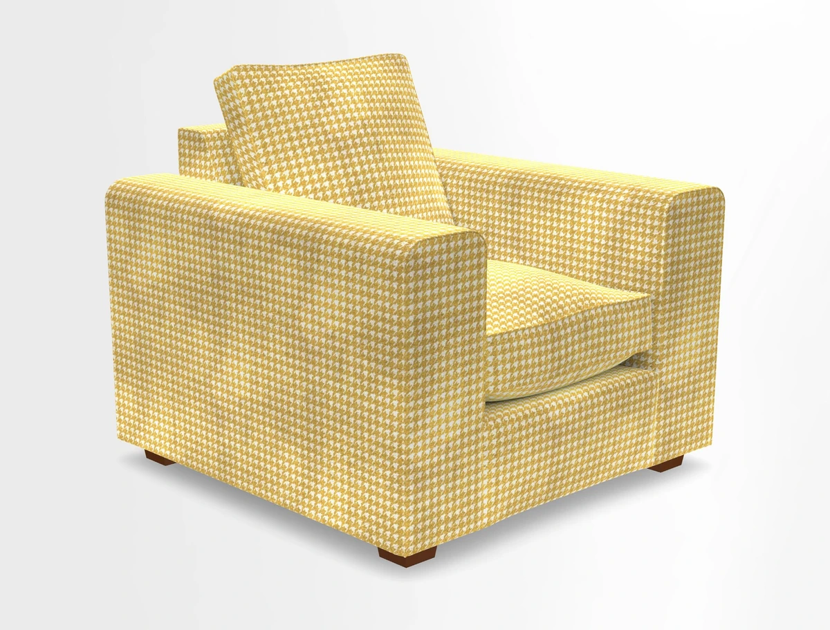Saxmundham Chair in Two Tone Plain Biscuit