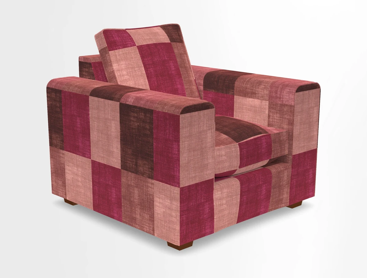 Saxmundham Chair in Two Tone Plain Biscuit