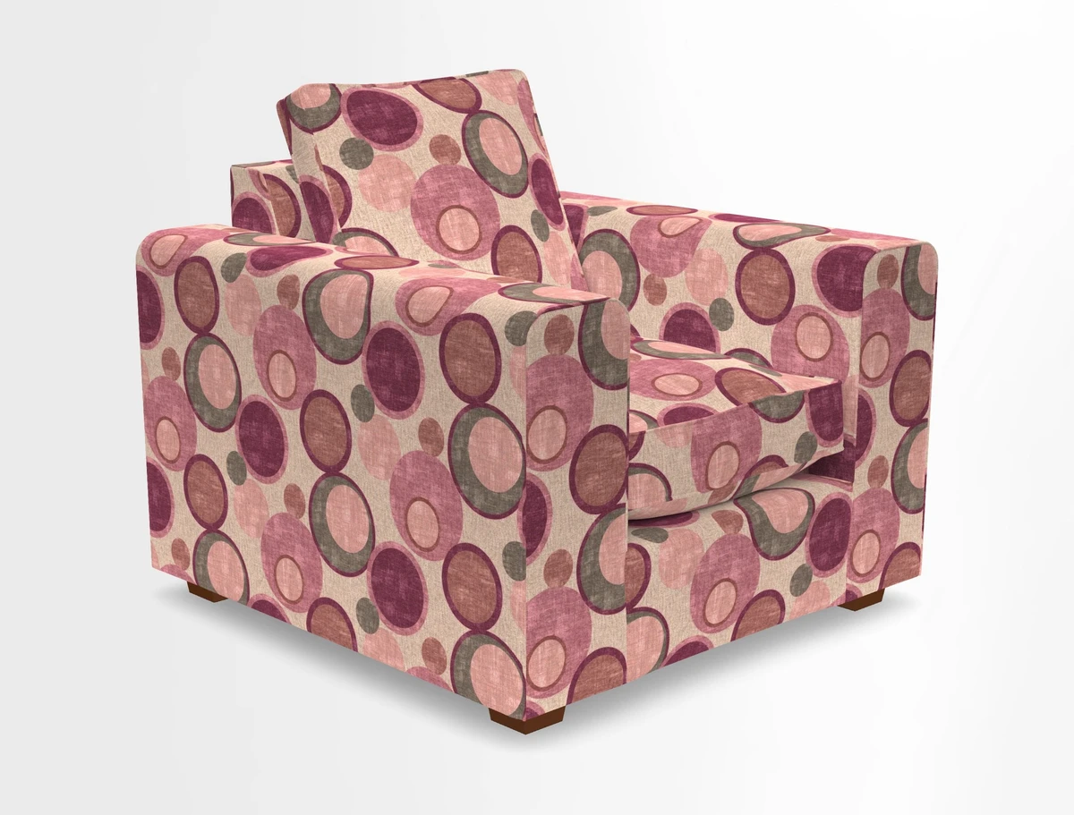 Saxmundham Chair in Two Tone Plain Biscuit