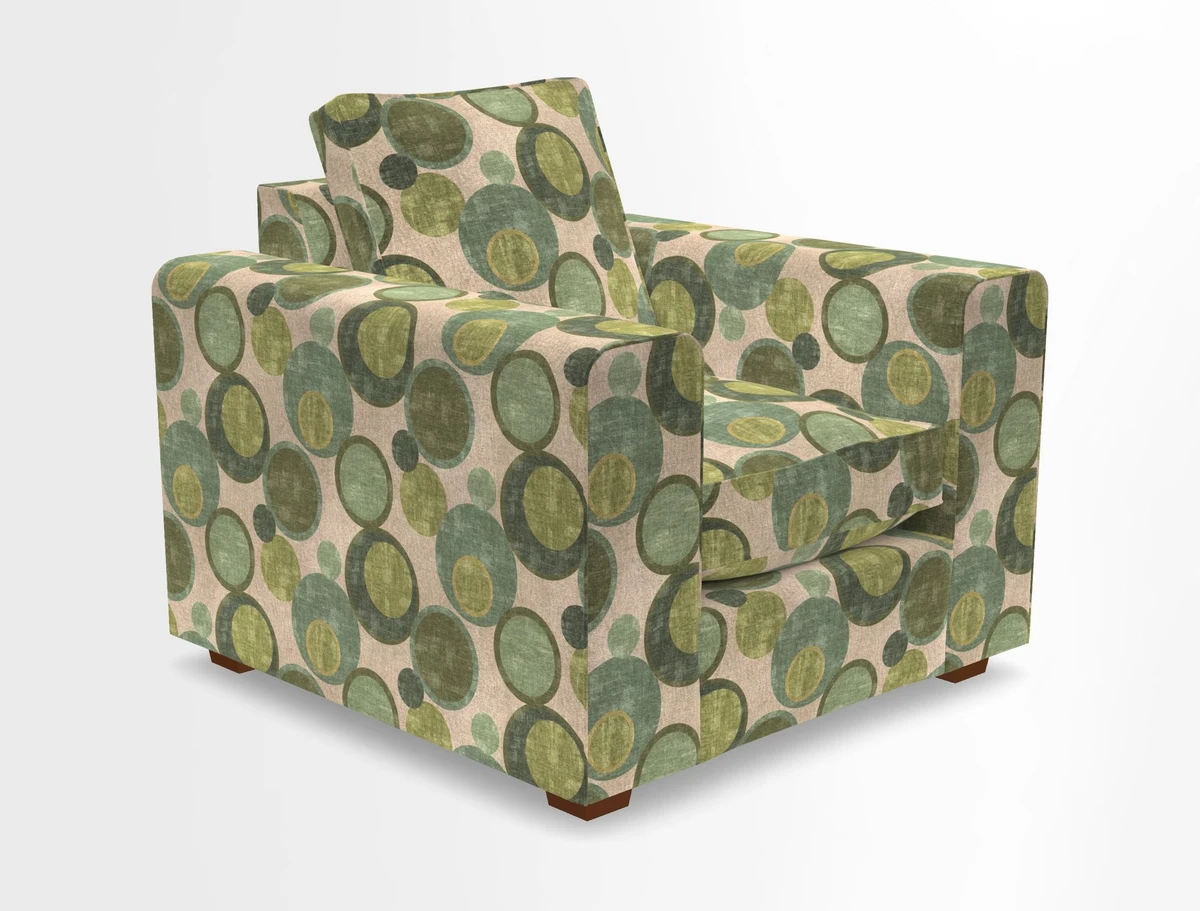 Saxmundham Chair in Two Tone Plain Biscuit